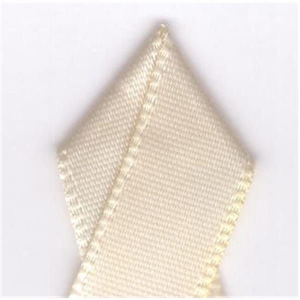 Papilion R074400160815100Y .63 in. Double-Face Satin Ribbon 100 Yards - Cream R074400160815100Y - main